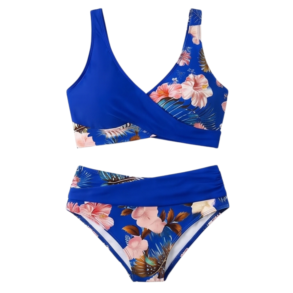 Marivela – Women's Tummy-Flattering Wrap Bikini Set