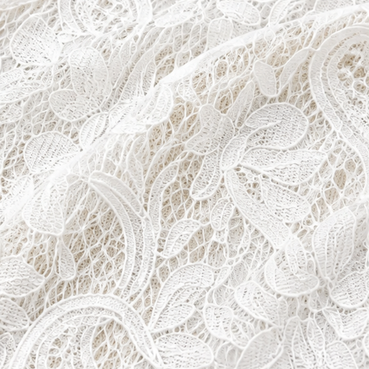 Veluna – Lace-look Open-Front Short Sleeve Vest