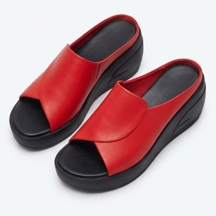 Luneva – Cushioned Wedge Sandals for Wide Feet