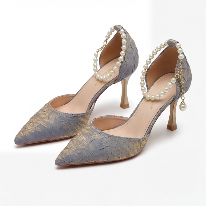 Lusoire – Glossy D'Orsay Stiletto Heels for Women