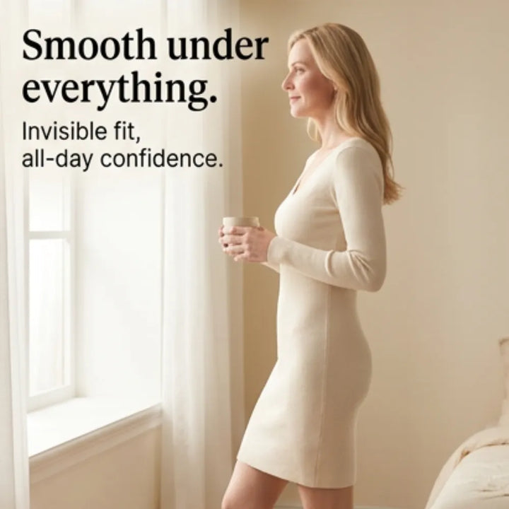 Lumeris – High-Waisted Lace Panties for Women, Smoothing Tummy Control, Seamless Comfort