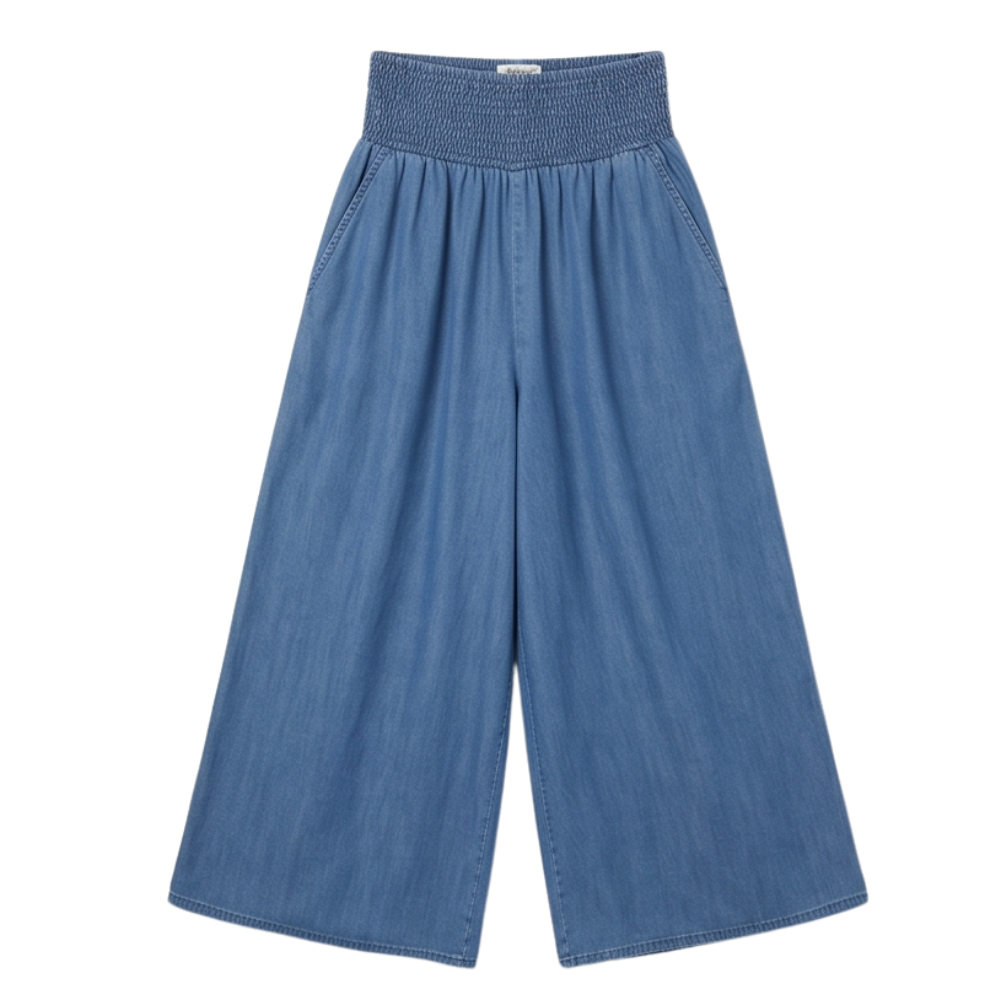 Palazza – Smocked Waist Wide Leg Palazzo Pants