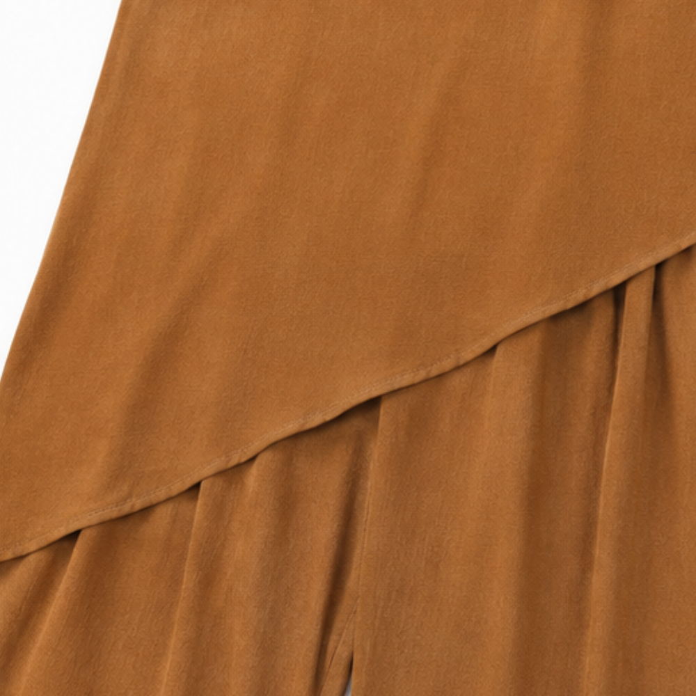 Wearbella – Asymmetric Hem Roomy-Fit Top And Pants Set