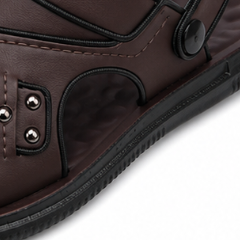 Solestride – Massaging Footbed Comfort Slide Sandals