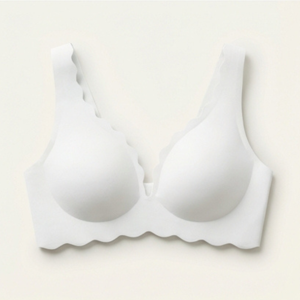 Veluna – Women's Deep V Wireless Lift Bra