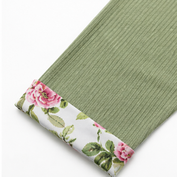Layerlynn – Floral Panel Layered-Look Top