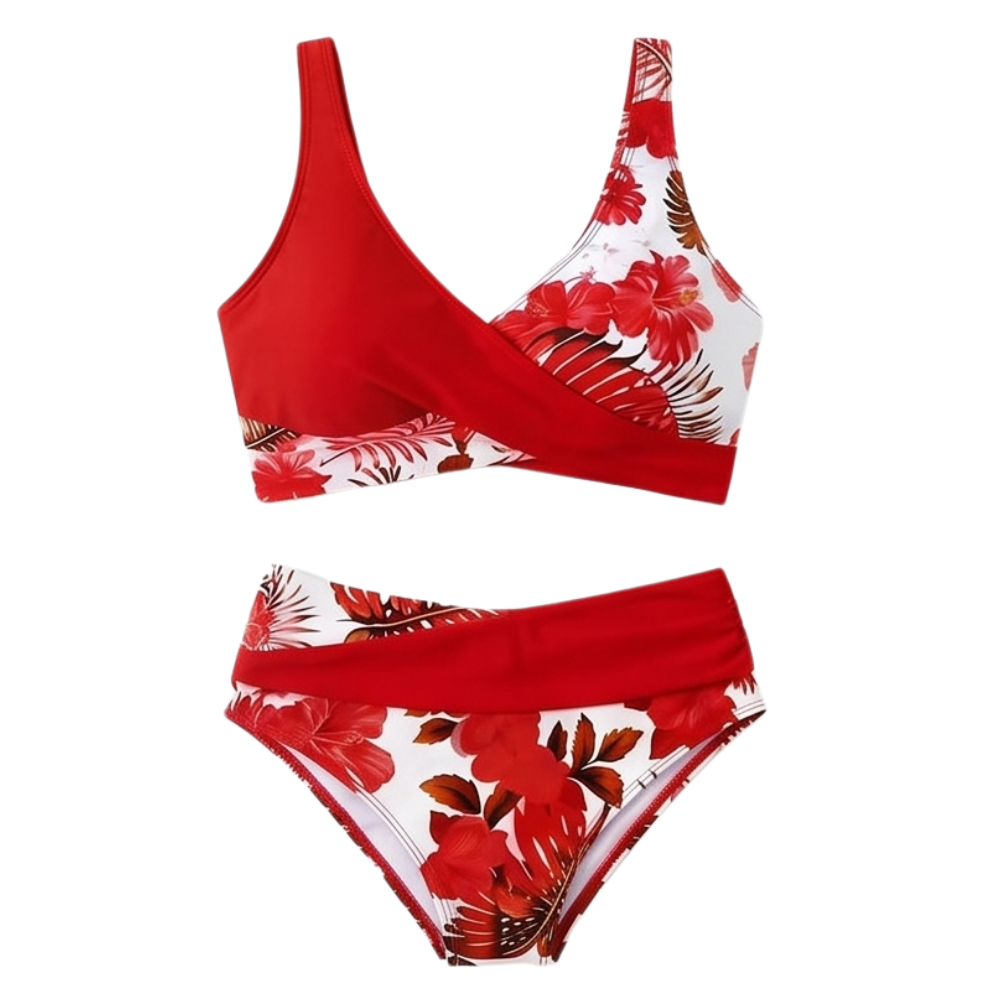 Marivela – Women's Tummy-Flattering Wrap Bikini Set
