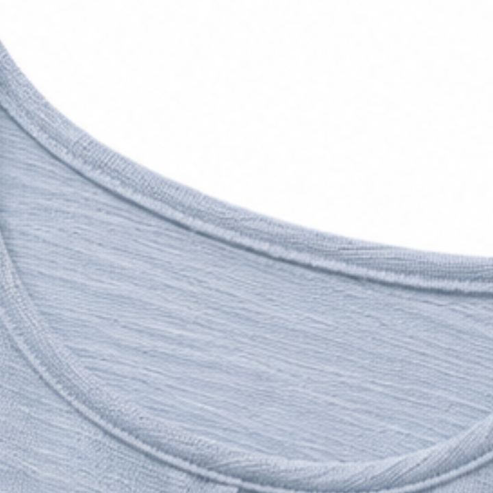 Wovelle – Fringed Hem Boxy Drop-Shoulder Blouse