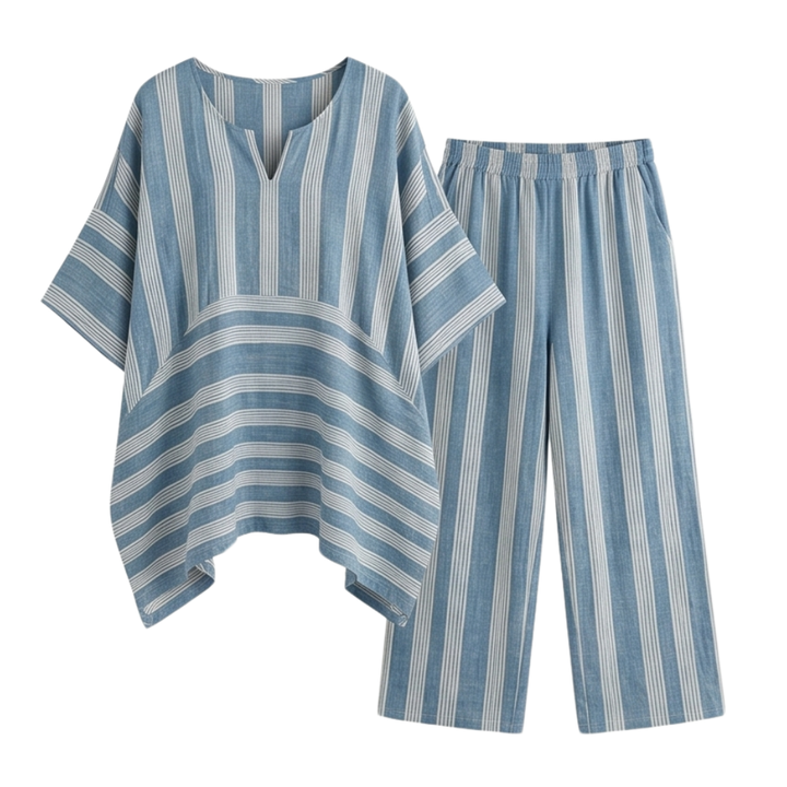 Iluma – Women's Boho Tunic & Wide-Leg Set