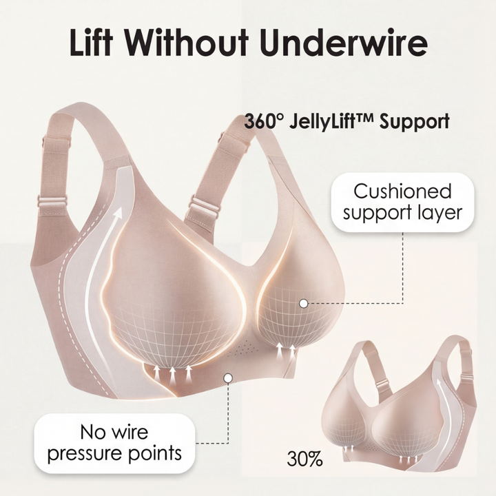 Veluna – Women's Full Coverage Wireless Support Bra