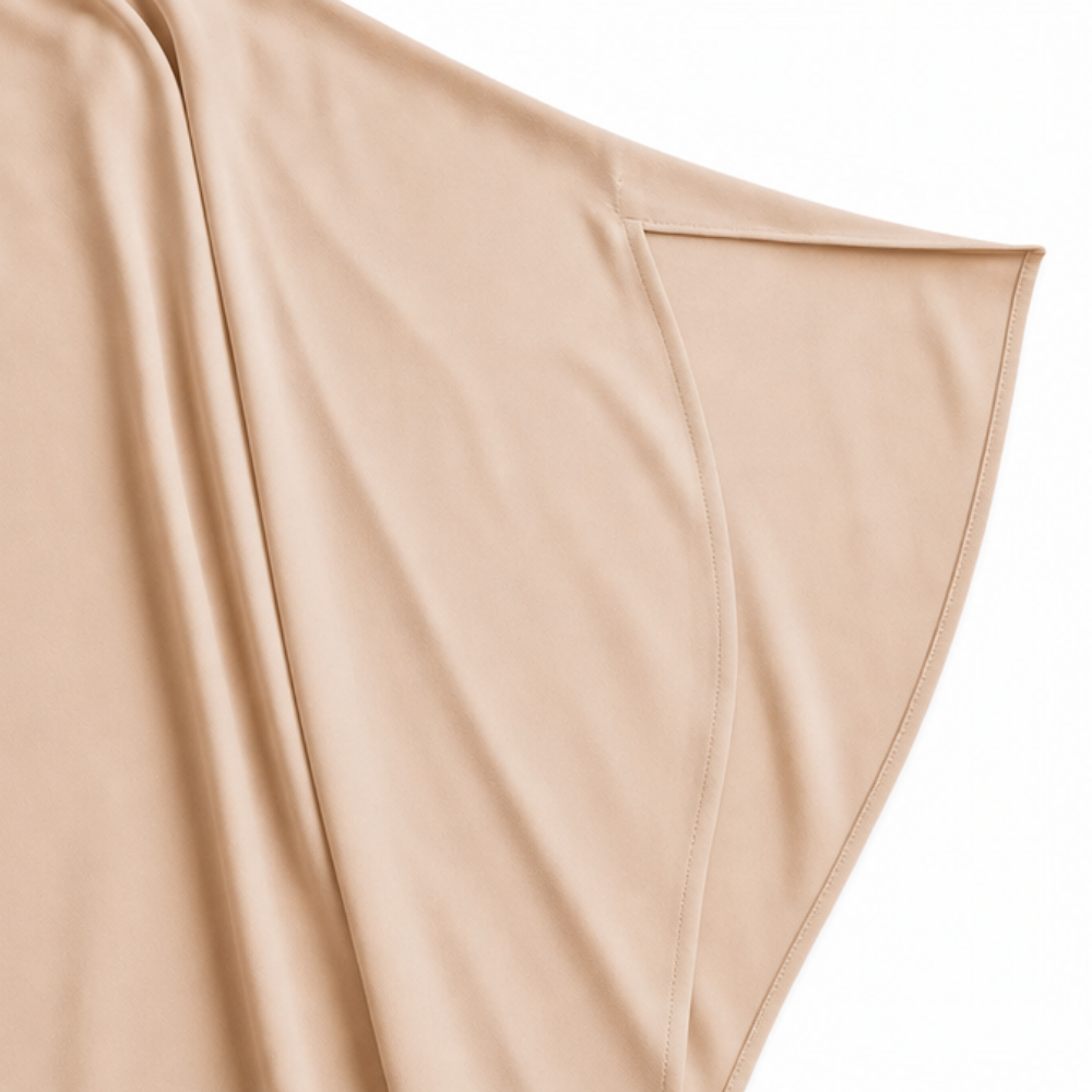 Solenya – Batwing Midi Dress with Keyhole Neckline and Pockets