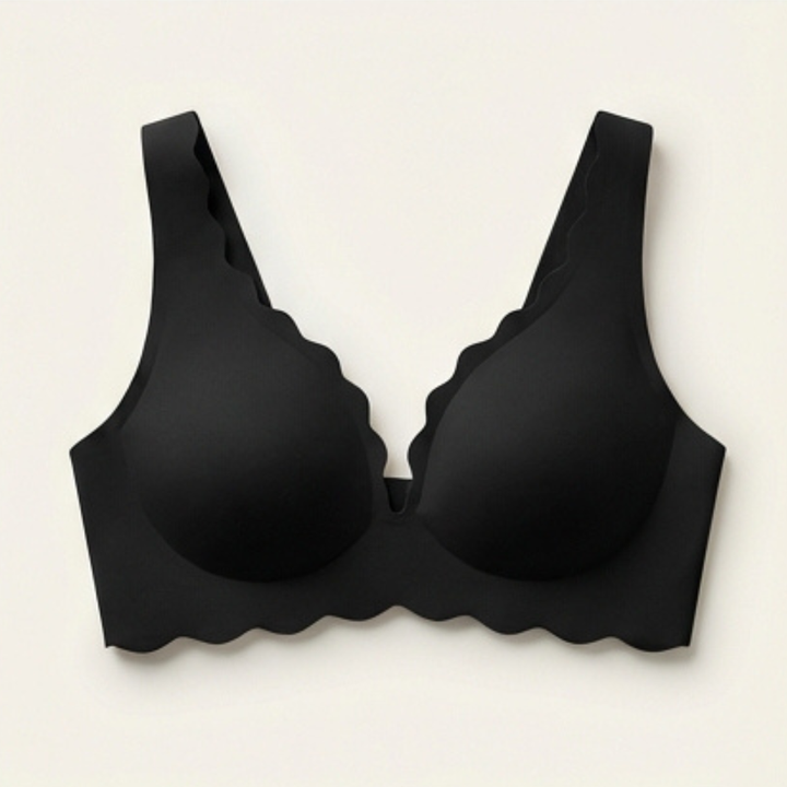 Veluna – Women's Deep V Wireless Lift Bra