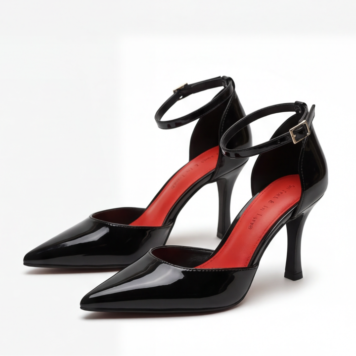 Lusoire – Glossy D'Orsay Stiletto Heels for Women