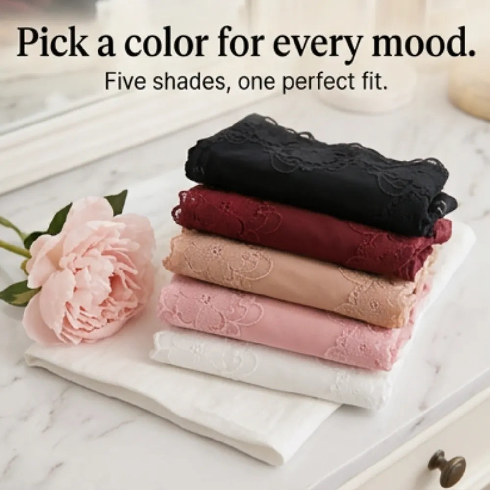 Lumeris – High-Waisted Lace Panties for Women, Smoothing Tummy Control, Seamless Comfort