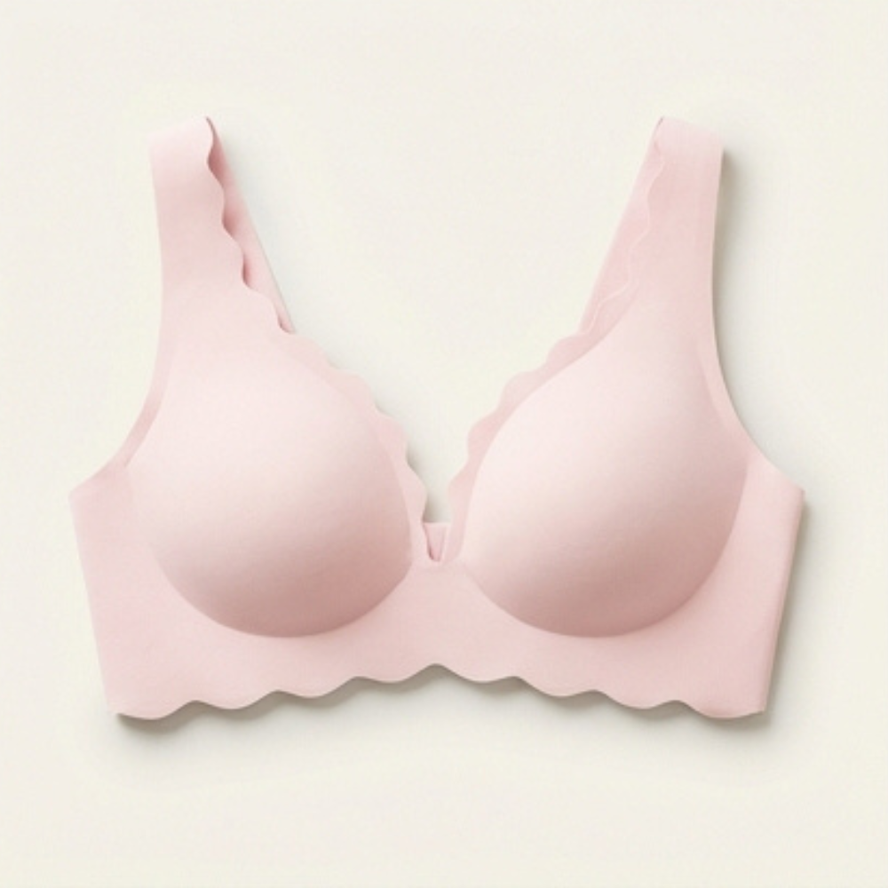 Veluna – Women's Deep V Wireless Lift Bra