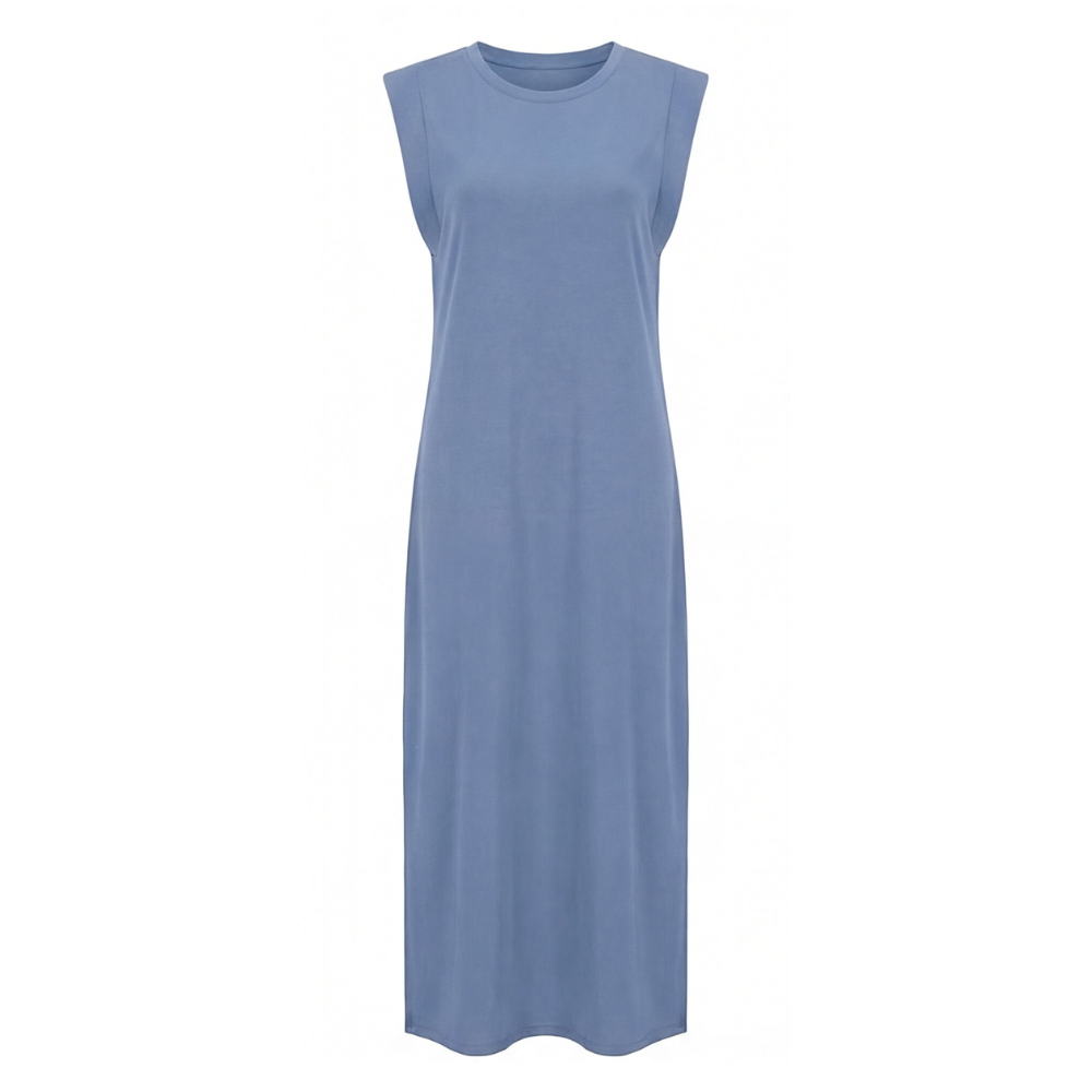 Ellara™ – Wrinkle Free Maxi Dress with Side Slit