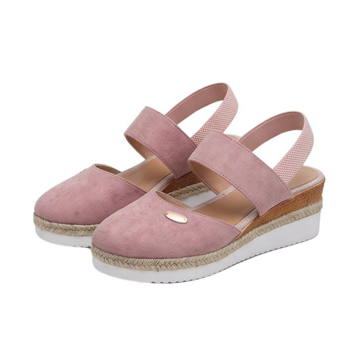 Stepwell – Cushioned espadrille wedge sandals