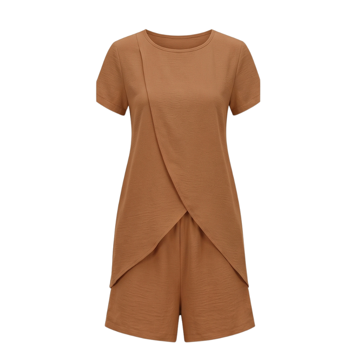 Solenza™ – Tulip-Hem Two-Piece Summer Set