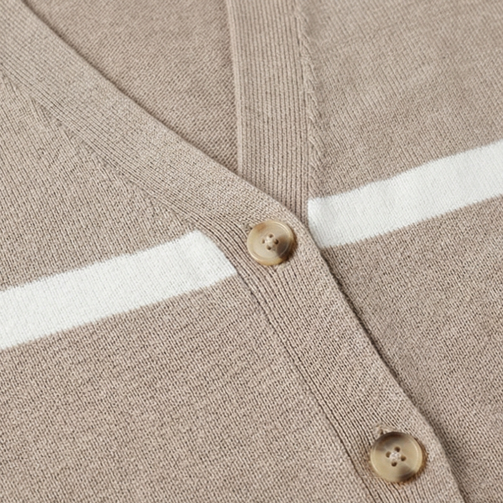 Lunessa™ – Striped Knit Cardigan and Pants Set