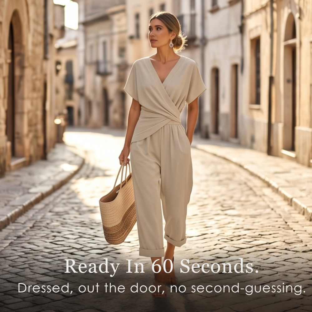 Florenza™ – Wrap-Front Two-Piece Set