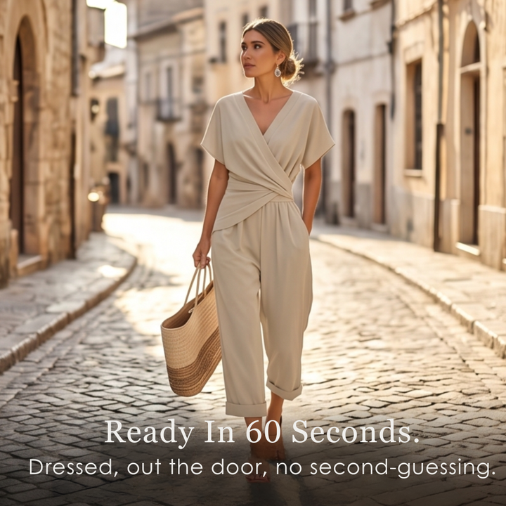 Florenza™ – Wrap-Front Two-Piece Set