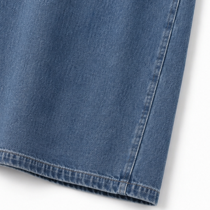 Lanterna – Denim-look Maxi Dress With Effortless Lantern Sleeves