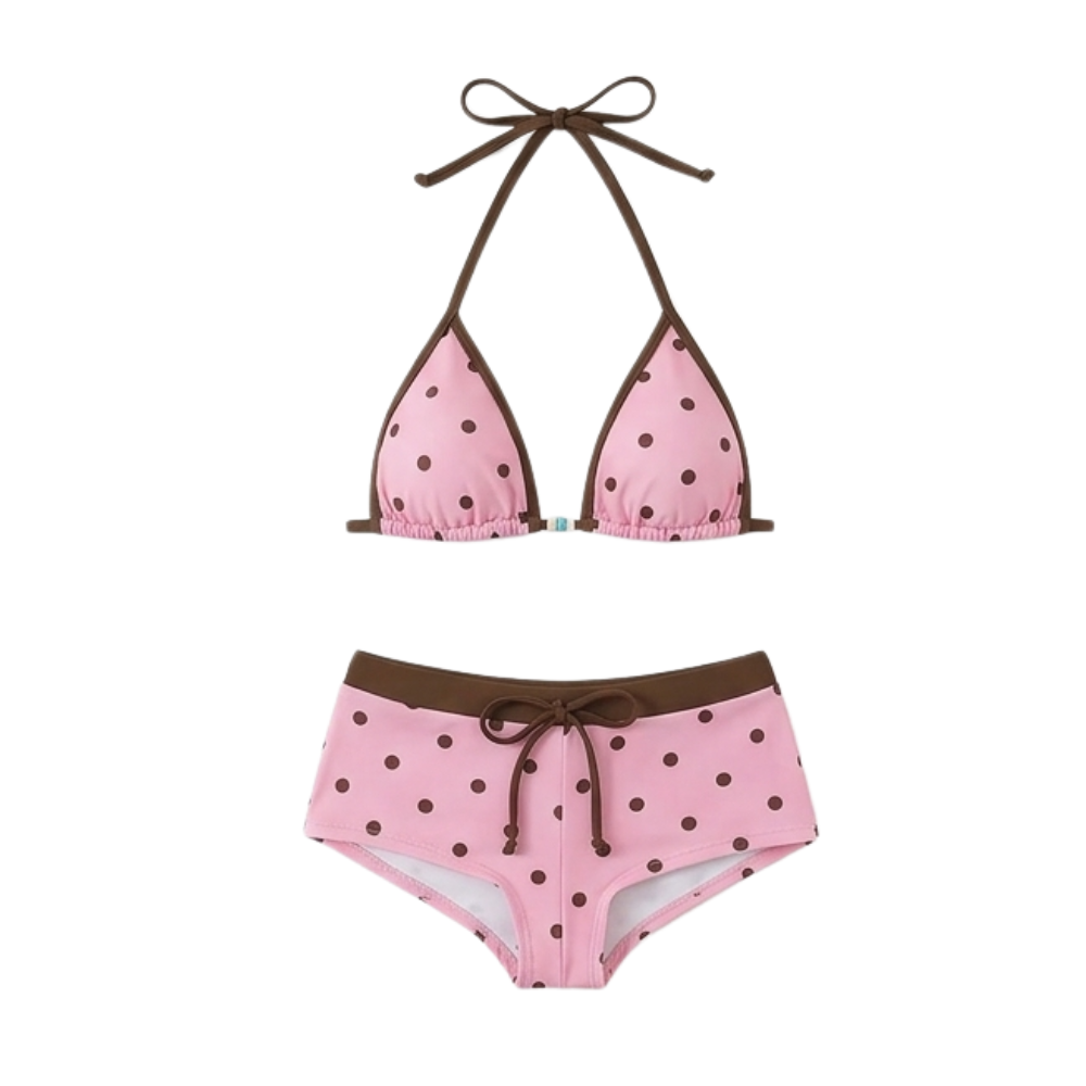 Soletta – Women's Retro Polka Dot Bikini Set