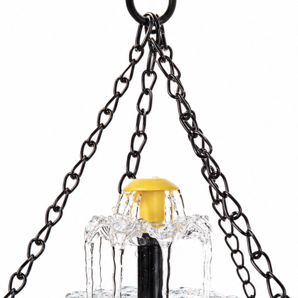 Avelora™ – Solar Hanging Bird Bath Fountain with Two-Tier Cascade