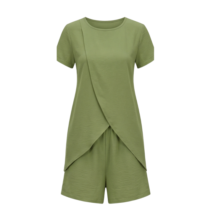 Solenza™ – Tulip-Hem Two-Piece Summer Set