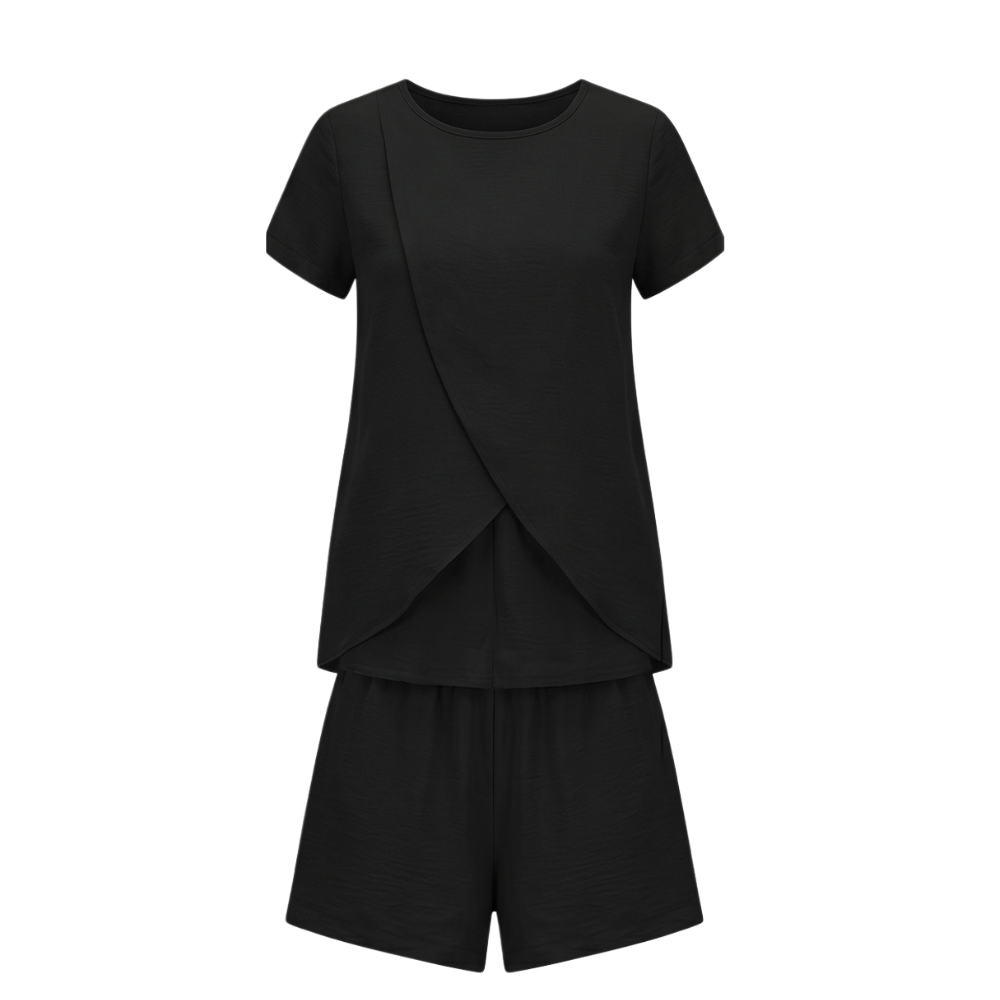 Solenza™ – Tulip-Hem Two-Piece Summer Set