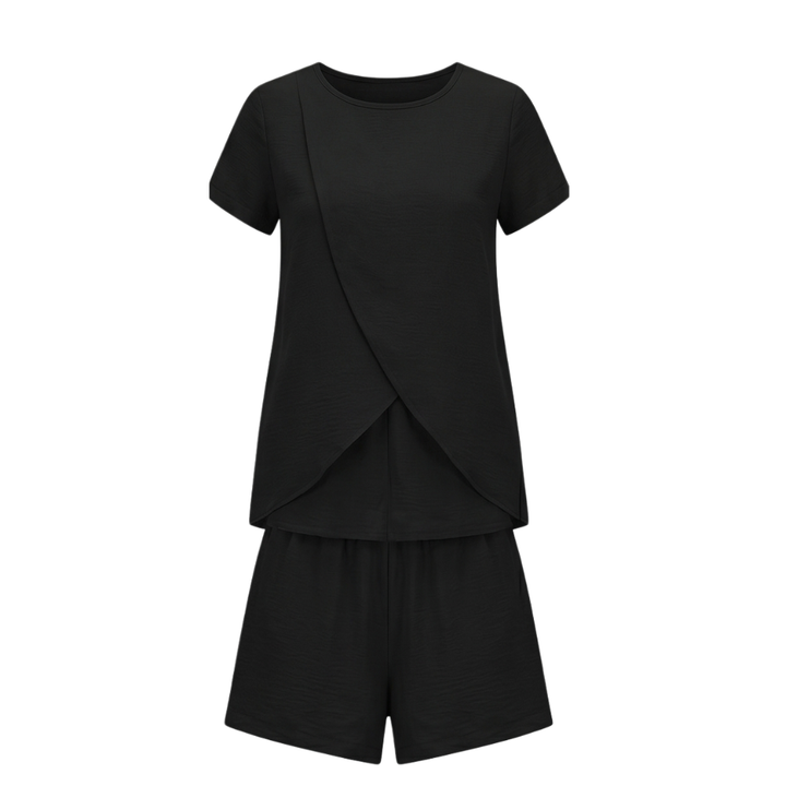 Solenza™ – Tulip-Hem Two-Piece Summer Set