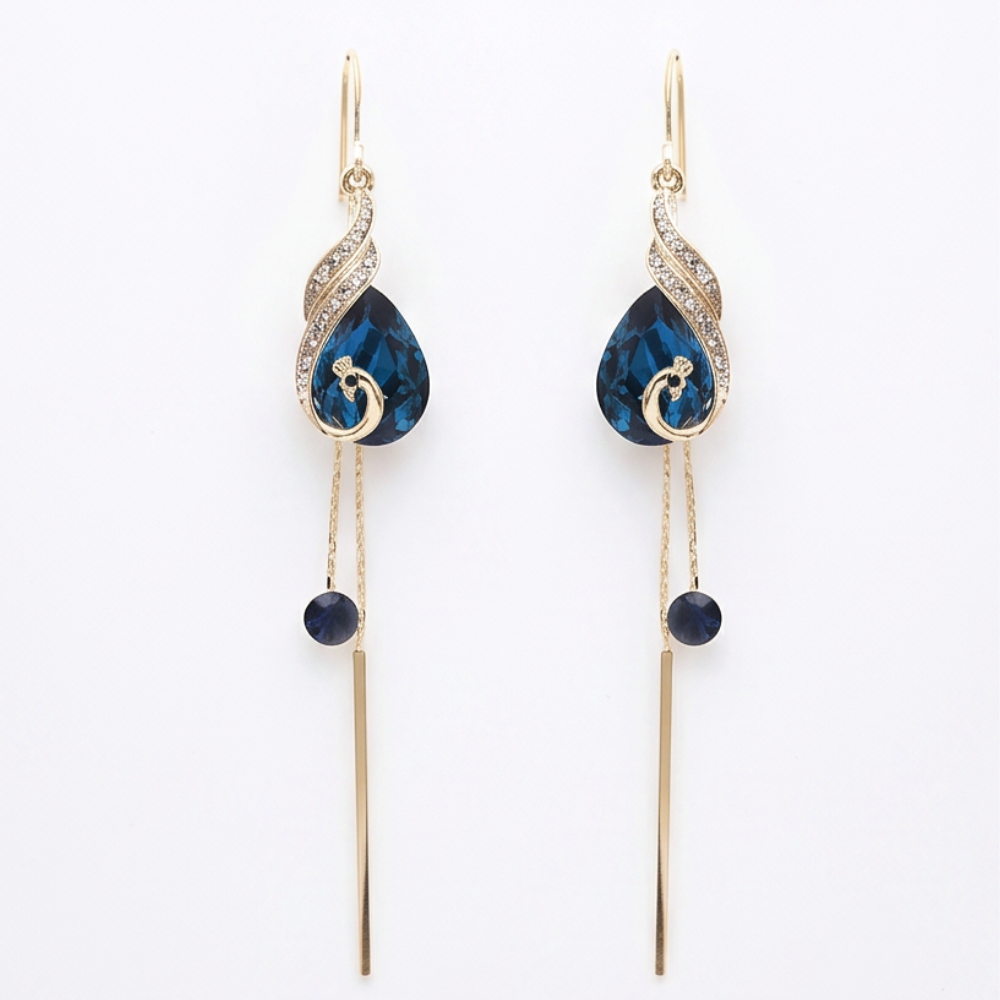 Lunavia – Sapphire Drop Earrings