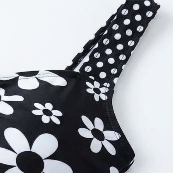Marenza – Women's Halter Swimdress with Flowy A-Line Skirt