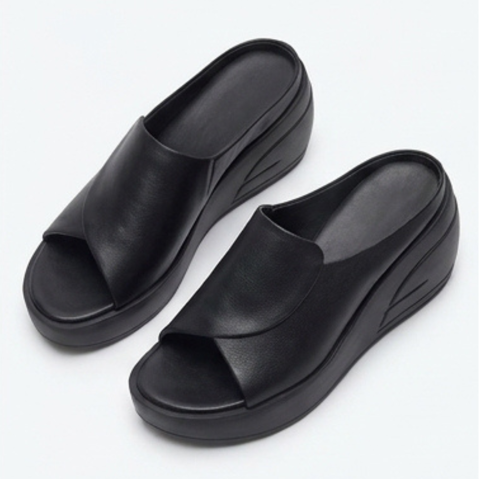 Luneva – Cushioned Wedge Sandals for Wide Feet