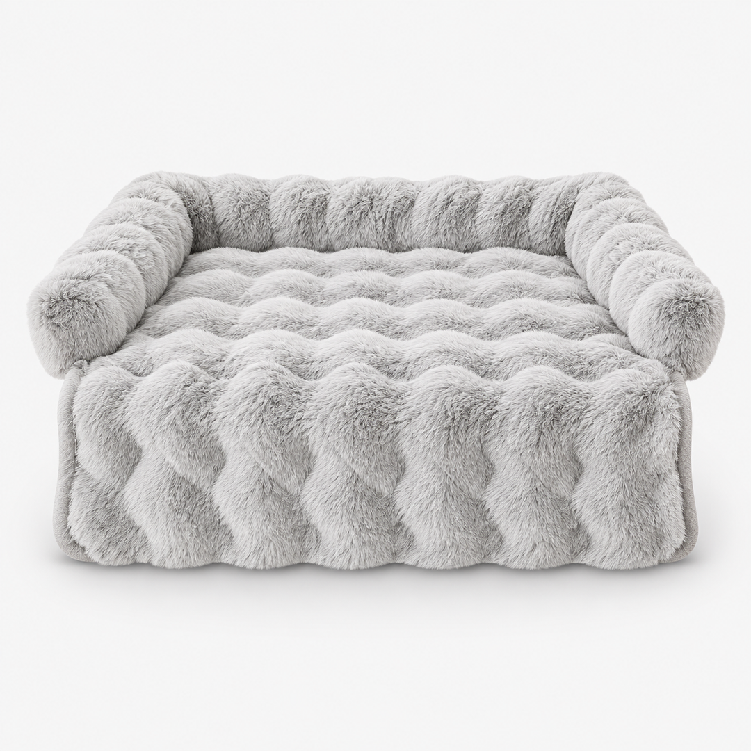 CozyHaven – Plush Bolster Sofa Pet Mat