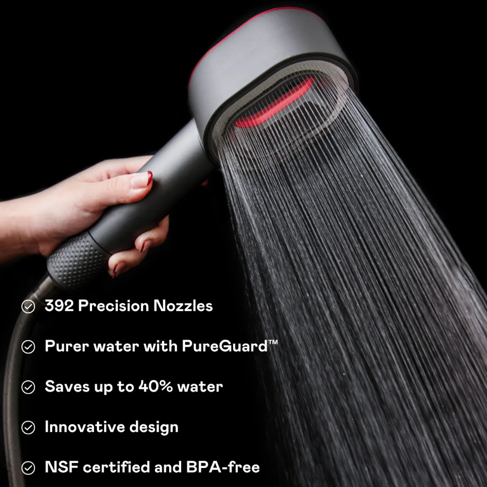 Aquyne™ – Purifying 3 in 1 Showerhead for Skin and Hair