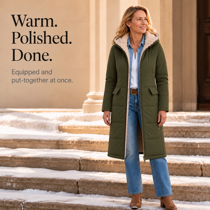 Wintervia – Sherpa Windproof Long Coat