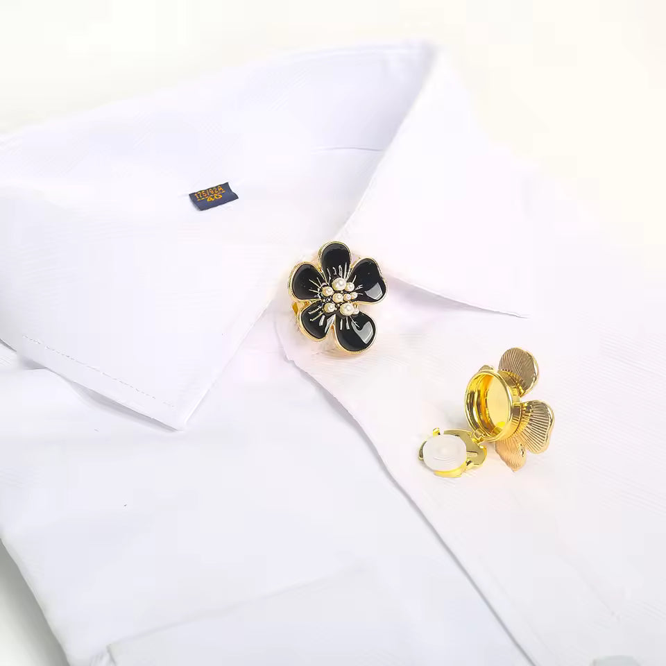 Petaline™ – Silk Flower Shirt Pin (35% Off)