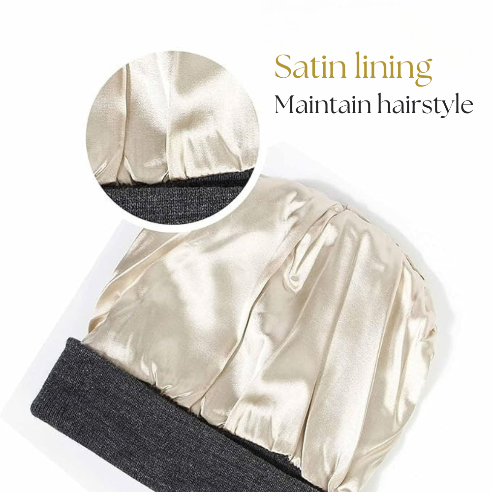 Veloura™ – Satin Lined Beanie Hat  (1+1 Free)