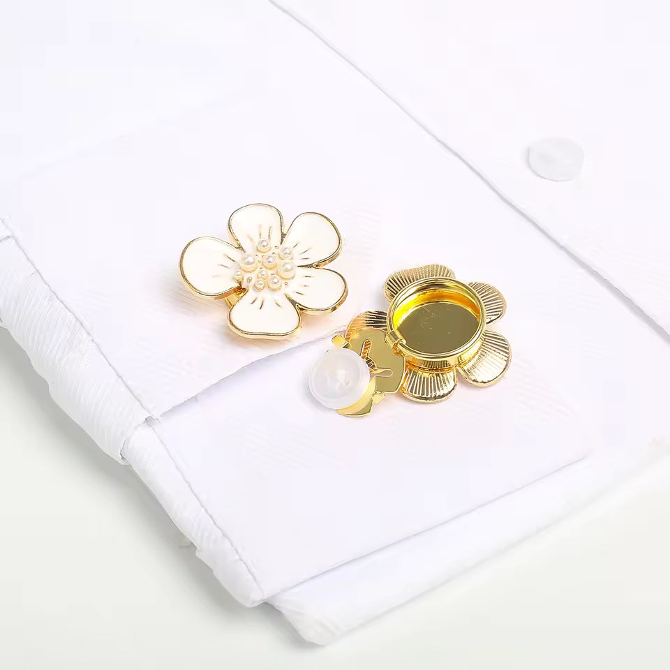 Petaline™ – Silk Flower Shirt Pin (35% Off)
