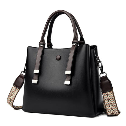 Seloura™ – Structured PU Leather Handbag (50% Off)