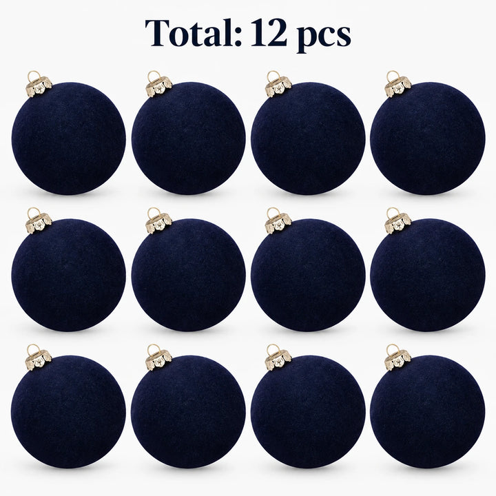 Veloura – Velvet Christmas Tree Ornaments