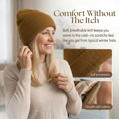 Velara™ – Satin Lined Knitted Beanie (2+1 Free)