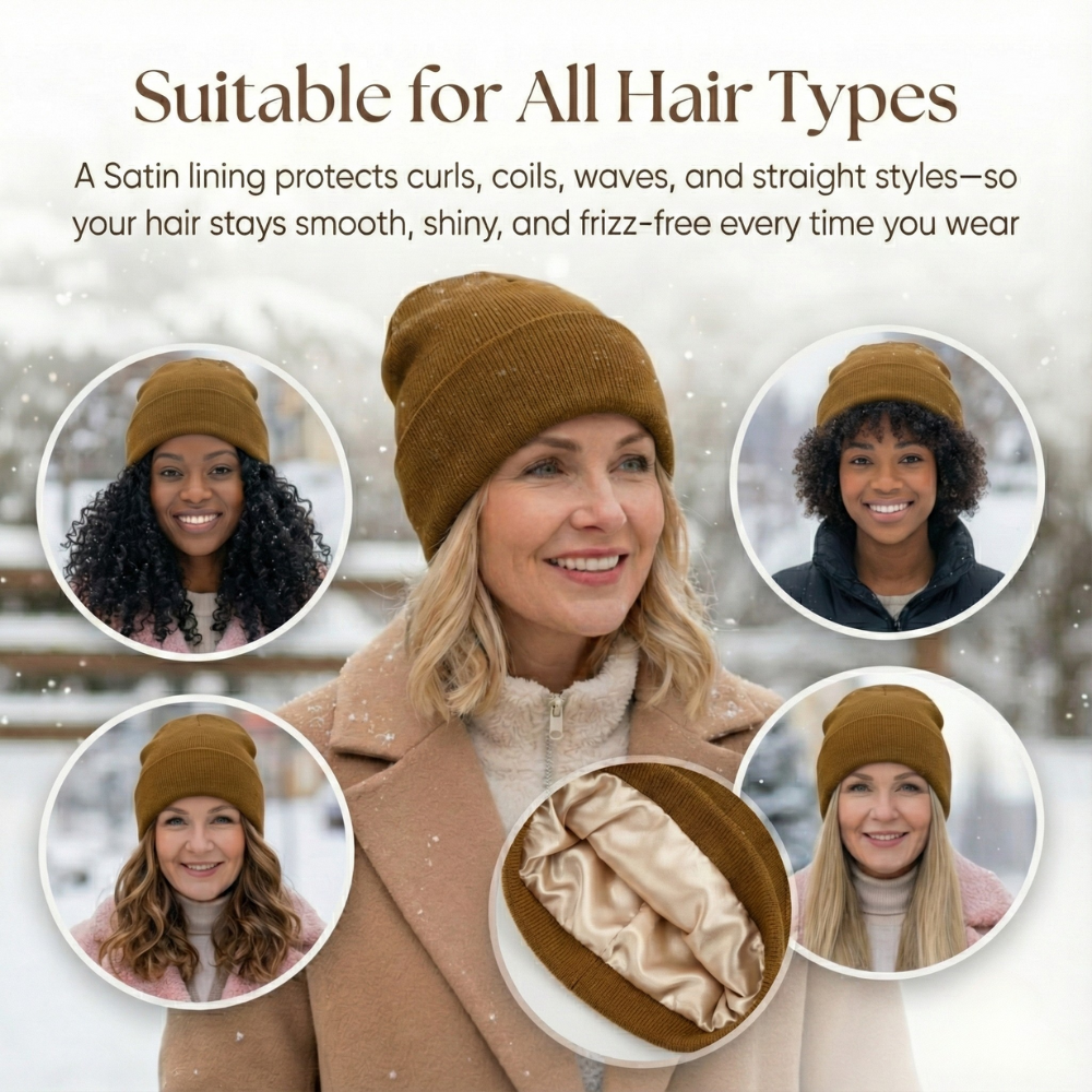 Velara™ – Satin Lined Knitted Beanie (2+1 Free)