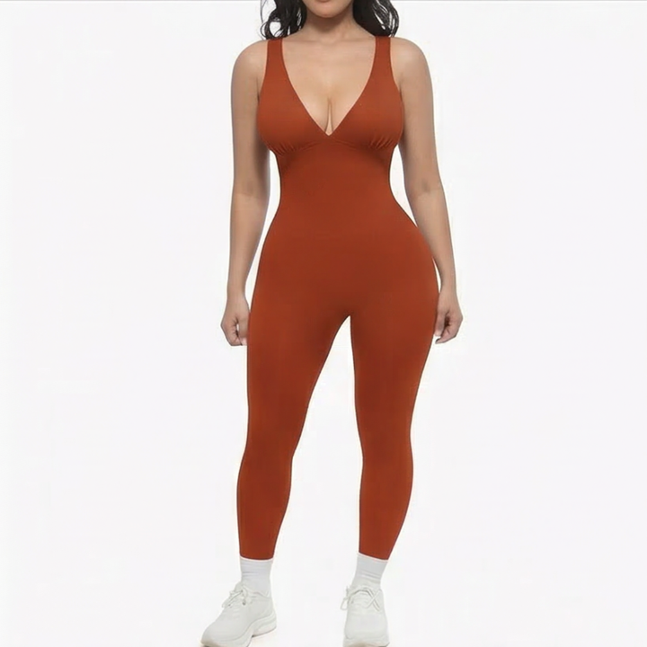 Sculpta – Seamless V Neck Compression Jumpsuit