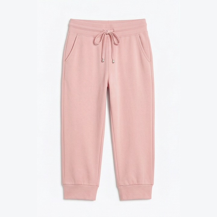 Lunara™ – Soft Cotton Drawstring Capri Joggers