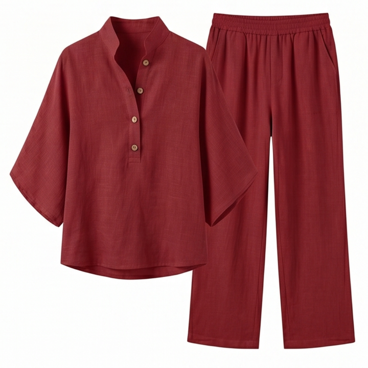 Marelle – Breezy Linen Two-Piece Set for Warm Days