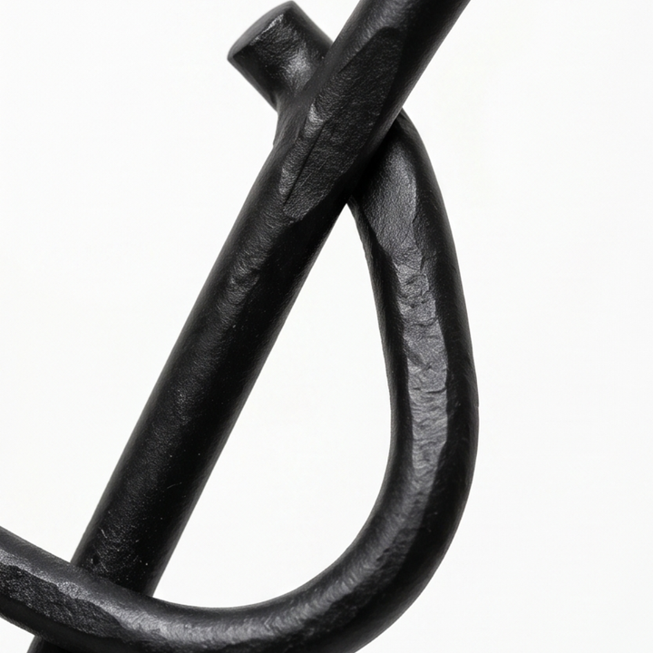 Ironley – Hand-Forged Iron Fisherman Garden Bracket