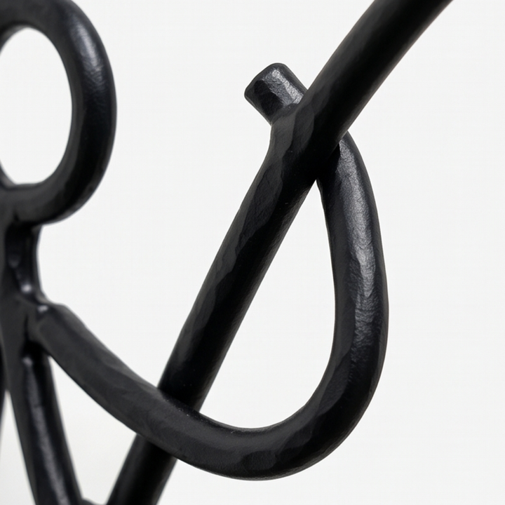 Ironley – Hand-Forged Iron Fisherman Garden Bracket