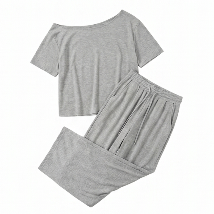 Solenya – Women's Off-Shoulder Two-Piece Set